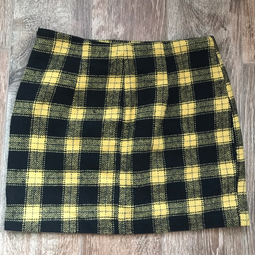 Forever21 Plaid tweed pencil skirt - Picture 4 of 5